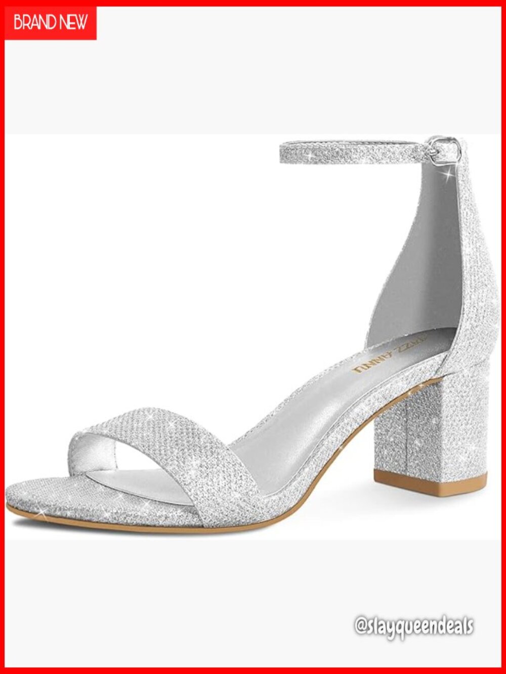 Low Block Chunky Heels Sandals Open Toe Ankle Strap Dress Pump Shoes 2 Inch Heel